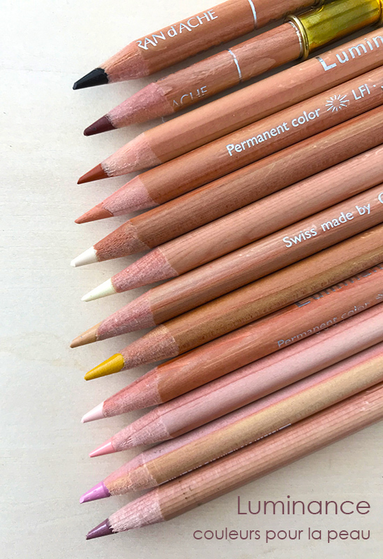 La peau au crayon de couleur - Aux couleurs d'Alix